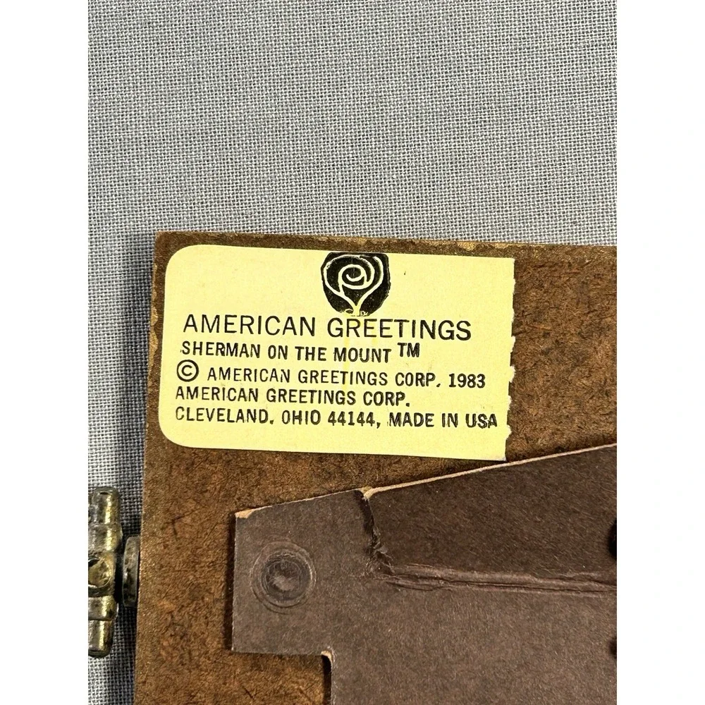 Vintage 1983 American Greetings Plaque Sherman's Commandment Cartoonist Walt Lee